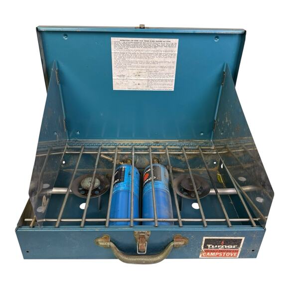Vintage Rare Turner 2-burner Propane Gas Stove Model LP-2000 Campstove - Picture 1 of 16